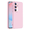 For Samsung Galaxy S24 FE 5G Nano Lens Cover Liquid Silicone Phone Case(Pink)
