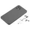 iPhone XS Max Back Cover, iP15 Pro Max Style (Black)