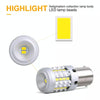 2pcs 1156 IC12-28V / 16.68W / 1.39A Car 3020EMC-26 Constant Current Wide Voltage Turn Signal Light (White Light)