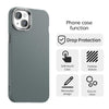 For iPhone 14 Plus Carbon Fiber Series IMD Phone Case(Grey)