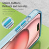 For iPhone 15 Plus MagSafe Frosted Translucent TPU + PC Full Coverage Phone Case(Blue)