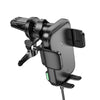 hoco HW10 Jenny Three-axis Linkage Wireless Fast Charging Car Air Outlet Holder(Black)