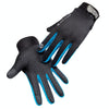 HSLEJP Outdoor Sports Breathable Touch Screen Antiskid Cycling Full Finger Gloves, Size: M(Black+Blue)