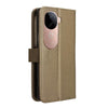 For vivo V40e 5G / iQOO Z9S 5G Diamond Texture Leather Phone Case(Brown)