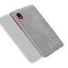 For Samsung Galaxy A01 Core / M01 Core Shockproof Litchi Texture PC + PU Case(Gray)