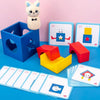 Children Puzzle Creative Assembling Building Blocks Cat Magic Box Baby Early Education Board Game Toys