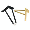 LH-S0006 Metal Furniture Support Legs, Height: 18cm(Black Gold)
