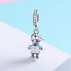 S925 Sterling Silver Clever Boy Beads DIY Bracelet Necklace Accessories