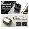 awei T56 ANC Noise Reduction Wireless Bluetooth Earphone with LED Touch Screen(Black)