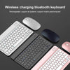 YS-001 9.7-10.1 Inch Tablets Phones Universal Mini Wireless Bluetooth Keyboard, Style:with Bluetooth Mouse(Black)