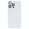 iPhone 15 Pro Max Glass Back Cover, Wireless Charging, White