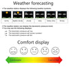 Household Color Screen Temperature And Humidity Meter Weather Forecast Projection Clock, Model: UK Plug