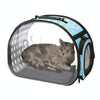 Transparent Pet Carrier Backpack, Small (Blue)