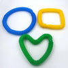 15 PCS Color Stretchable Plastic Pipe Telescopic Bellows Toy Child Reduced Pressure Vent Toy,Random Color Delivery