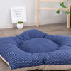 Cotton Canvas Pet Tent Cat and Dog Bed with Cushion, Specification: Medium 505060cm(White Dots)