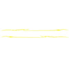 2 PCS/Set D-933 Lightning Pattern Car Modified Decorative Sticker(Yellow)