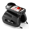 WEST BIKING Bicycle TPU Hard Shell Front Beam Bilateral Mobile Phone Bag(Black)