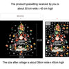 30x45cm Christmas Static Wall Stickers Glass Window Christmas Decoration Poster, Style: SDJ2311