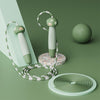T004 Cartoon Silicone Adjustable Student Skipping Rope, Style: Dual Use (Green)