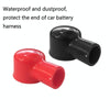5 Pair Car Battery Clip Protective Cover Dust Cap PVC Insulated Protective Cover Harness End Protective Cover(BD-41)