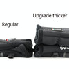 HUMRAO Outdoor Riding Gloves Winter Velvet Thermal Gloves Ski Motorcycle Waterproof Non-Slip Gloves, Size: L(Black)