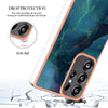 For Samsung Galaxy S25 Ultra 5G Electroplating Marble Dual-side IMD Phone Case(Green 017)
