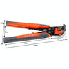 TK0742 0.5-6.0mm Multi-function Automatic Wire Stripper Line Clamp Press Dismantling Tool (Red)