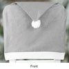 Christmas Nonwoven Chair Covers Stool Decoration Sleeves(Gray)