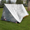 Emergency Simple Tent Outdoor Rescue Blanket First Aid Sunscreen Insulation Blanket, Color:Silver