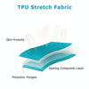 Naturehike NH17A001-L Sponge Automatic Inflatable Travel Portable Cushion Pillow(Blue)