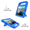 For Samsung Galaxy Tab A7 Lite 8.7 SM-T220 / SM-T225 Handle Portable EVA Shockproof Anti Falling Protective Case with Triangle Holder(Blue)