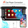 A3040 For Volkswagen 7-inch 2+32G Android Car Navigation Central Control Large Screen Player With Wireless CarPlay, Style:Standard+12Lights Camera