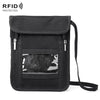 RFID Blocking Passport Bag - Black