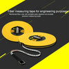 Jianda Fiber Leather Tape Measure Disc-shaped Hand-operated Soft Ruler Construction Site Measurement Ruler(30m)