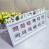 Creative DIY Home Room Decoration Baby Memorial Growing Photo Frame Display(White)