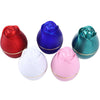 017257 Rose Shape LED Spotlight Ring Necklace Storage Box without Jewelry, Spec: Ring(Royal Blue)
