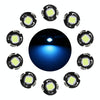 10 PCS 0.5W T3 Instrument Panel LED Light Dashboard Indicator Lamp Bulb (Ice Blue Light)