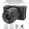 For Sony ILCE-7CM2 / A7C II / A7CR Glossy Soft Silicone Protective Case(Black)