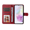 For Samsung Galaxy A56 5G Classic Calf Texture Flip Leather Phone Case(Red)
