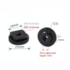 2 PCS Aluminum Hot Shoe Single Nut Screw 5/8 Male to M6 Female Adapter