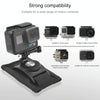 360 Degree Rotating Quick Release Strap Mount Shoulder Backpack Mount for GoPro, Insta360, DJI and Other Action Cameras(Black)