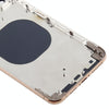 iPhone XS Max Back Cover Gold - Camera Lens & SIM Tray