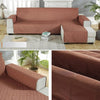 Waterproof Non-slip Pet Cushion One-piece Assemble Sofa Cover, Size:Left-240x270cm(Orange)