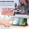 For iPhone 13 Tulips Embossed Leather Phone Case with Lanyard(Pink)