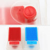 Dog Shampoo Dispensing Massage Brush - Silicone Pet Bath Brush (Random Colour)