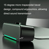 A39 LED Luminous HIFI Stereo Computer Speakers Long Gaming Wired Audio(Black)