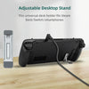 JYS JYS-SD015 8pcs/set Raptor Protective Kit With Bracket For Switch / Switch OLED / Switch Lite / Steam Deck(Black)