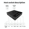 X6 Game Box 4K Video Games Console Magic Box with 2.4GHz Controller, Capacity:128GB(UK Plug)