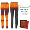 USB Rechargeable Smart Heating Outdoor Thickened Casual Trousers, Size: XL(Black)
