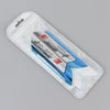 1 Pair Car S Line Personalized Aluminum Alloy Decorative Stickers, Size: 11.5 x 2.5 x 0.5cm (Blue)